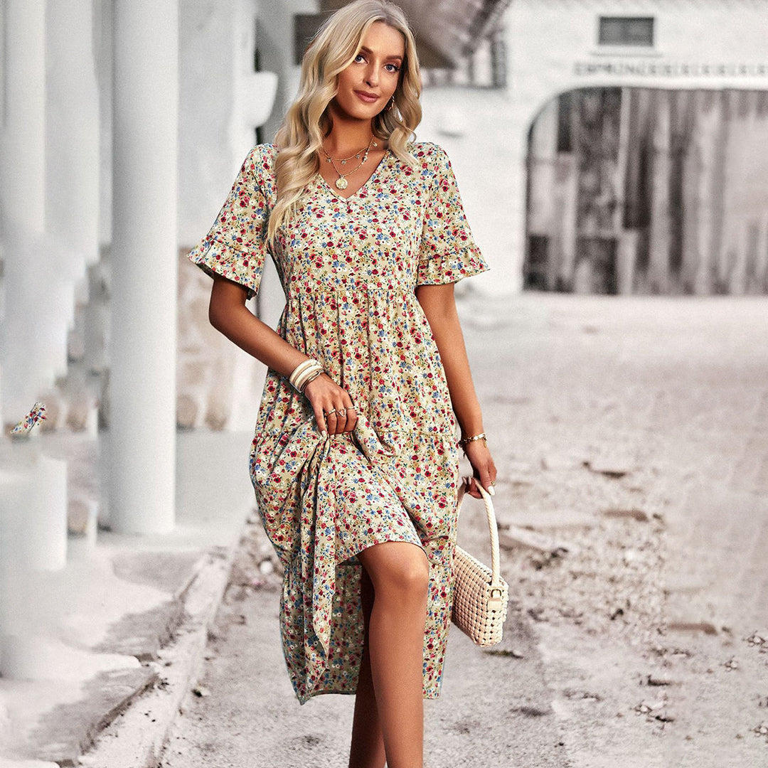 Carol | Vestido midi floral de verano