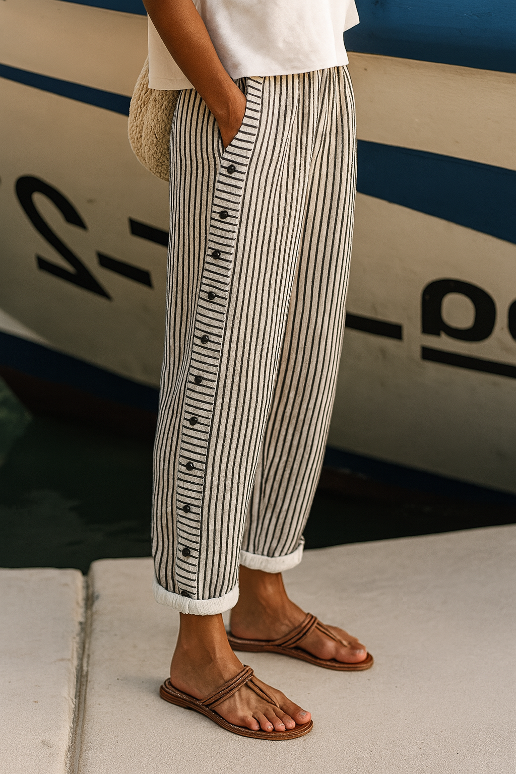 Sandrine | pantalón de lino