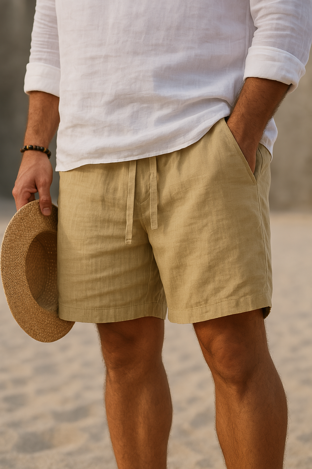 Lorenzo | Pantalón de algodón y lino