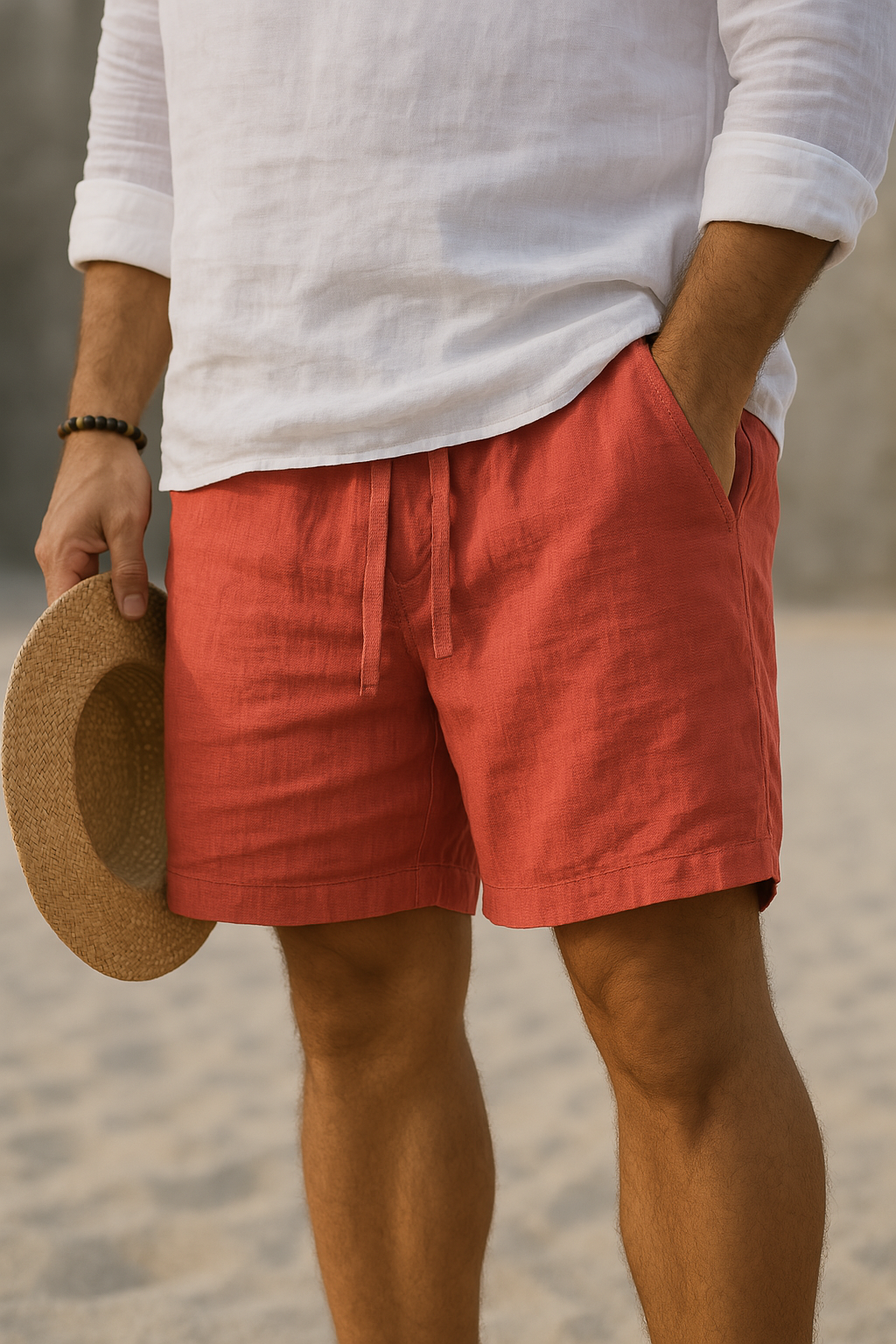 Lorenzo | Pantalón de algodón y lino