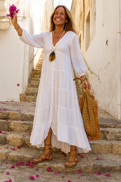 Isadora | Vestido de encaje elegante y cómodo