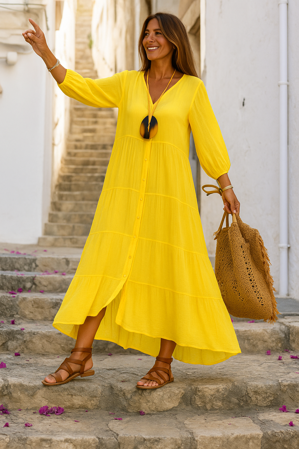Isadora | Vestido de encaje elegante y cómodo
