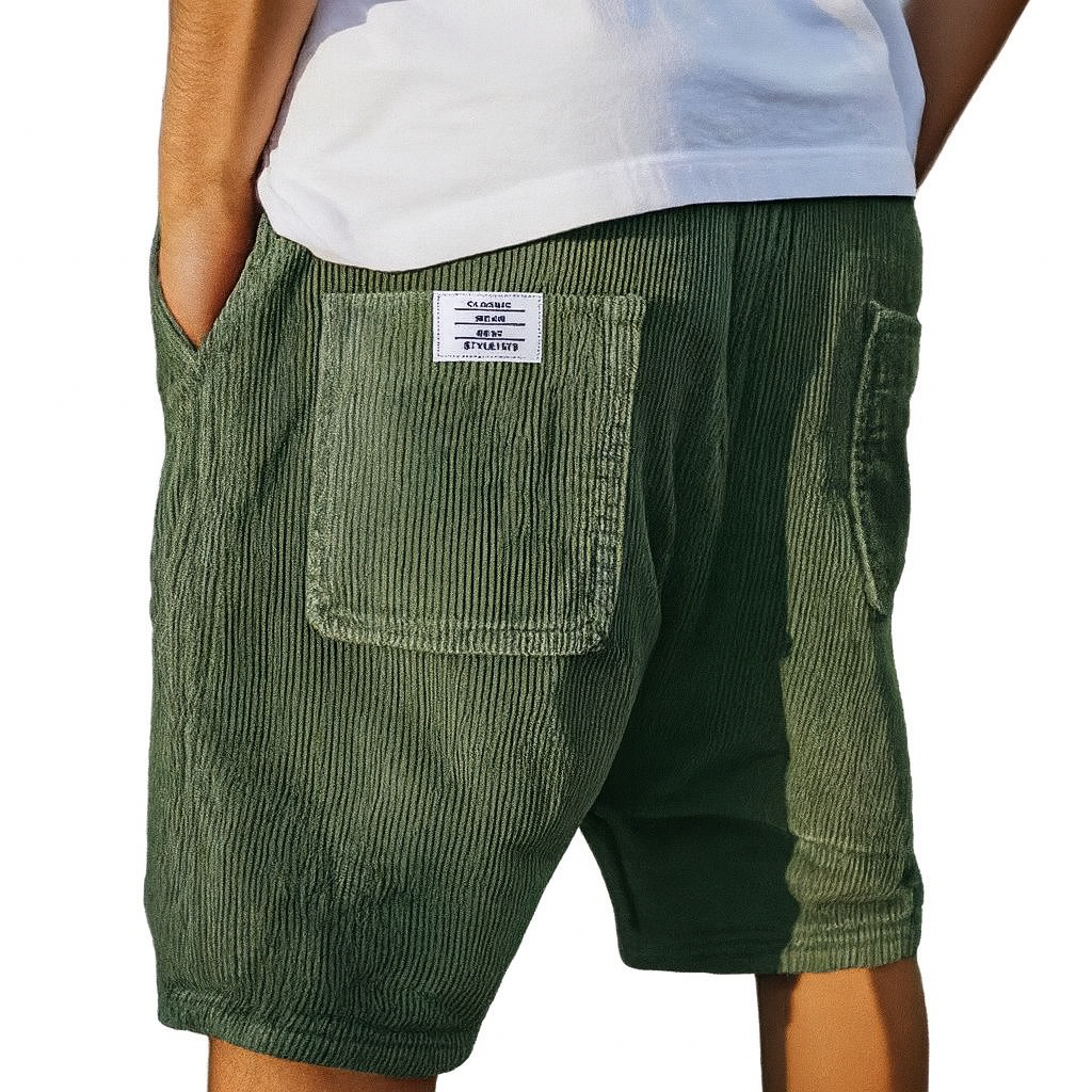 Ronny | Pantalones cortos de terciopelo cómodos para cada día