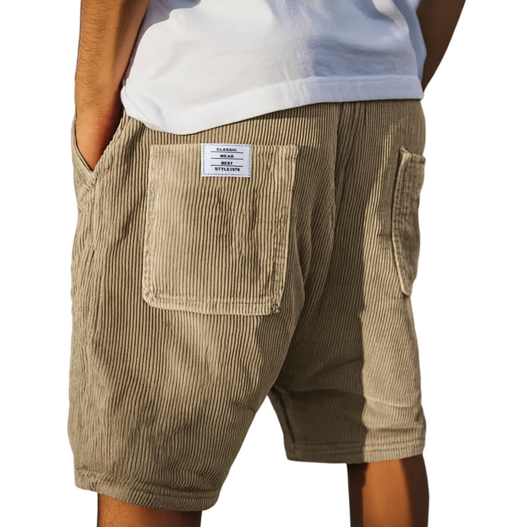 Ronny | Pantalones cortos de terciopelo cómodos para cada día