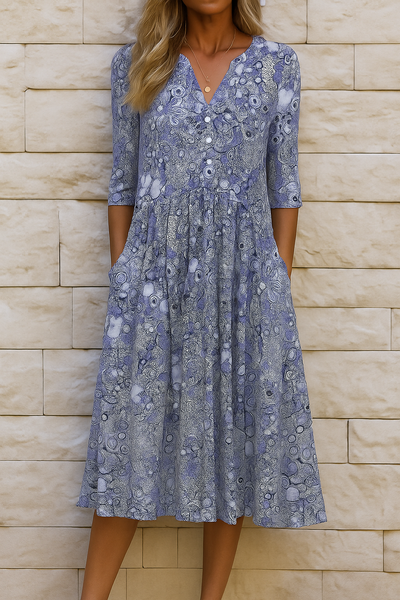 Miranda | Vestido elegante con escote en V