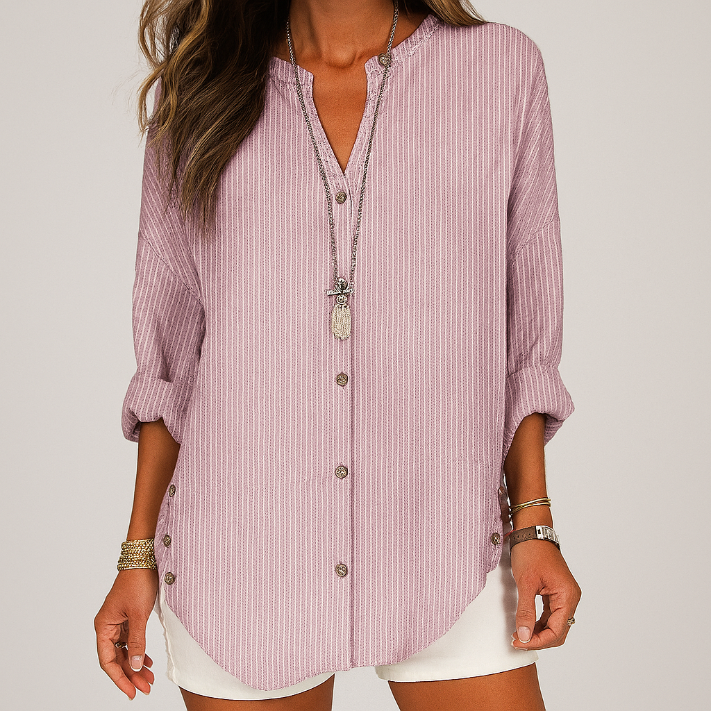 Shaina | Camiseta cómoda con escote en V