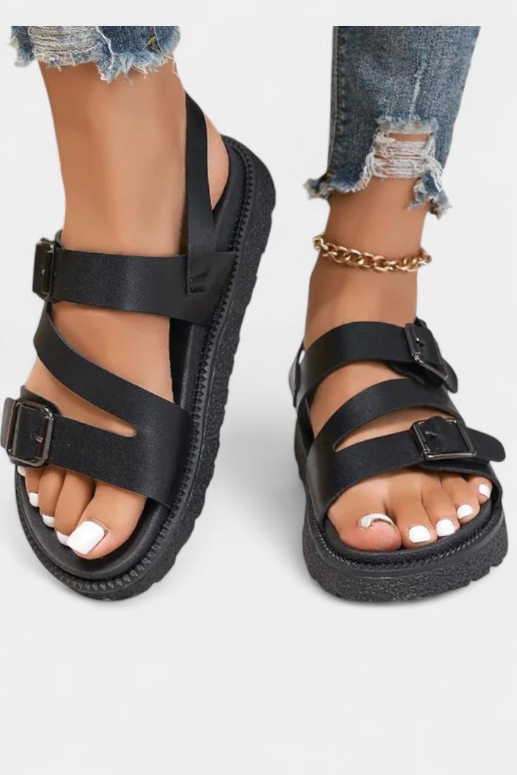 Sandalias Cici para mujer | Diseño elegante y cómodo sin cordones para días cálidos
