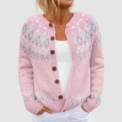 Elva | Cárdigan de punto suelto con diseño