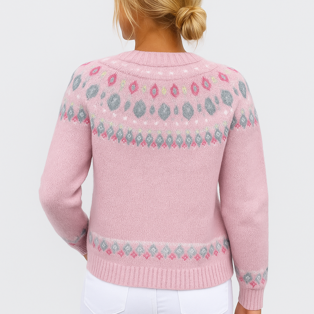 Elva | Cárdigan de punto suelto con diseño