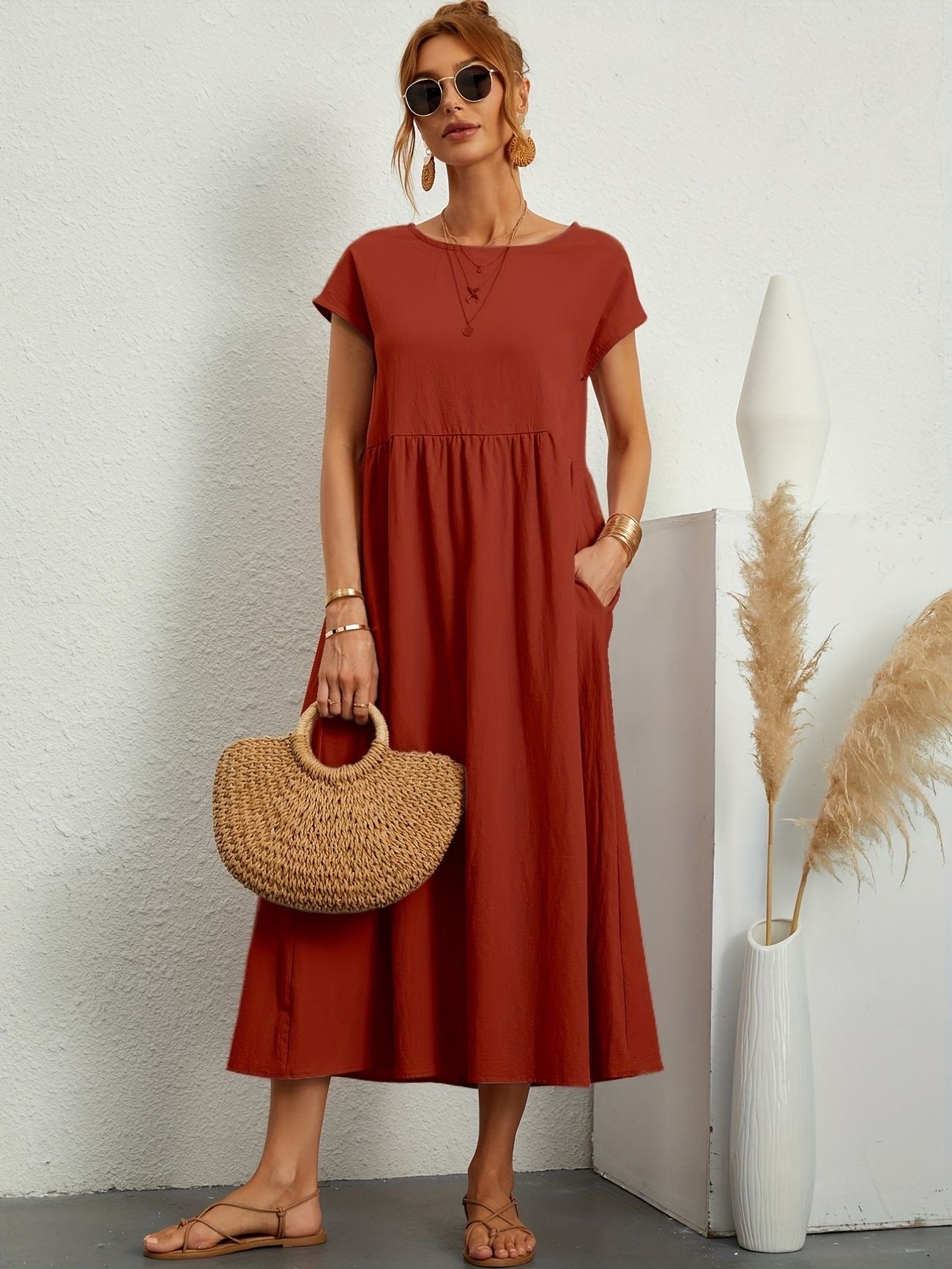 Asta | Vestido elegante de lino