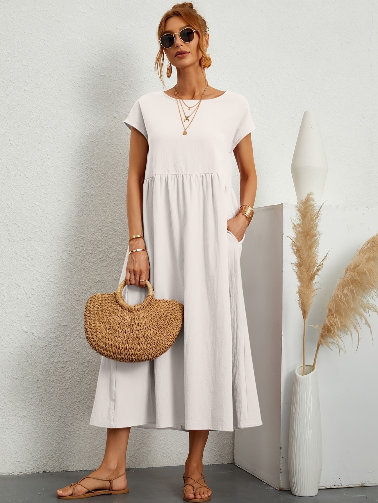Asta | Vestido elegante de lino
