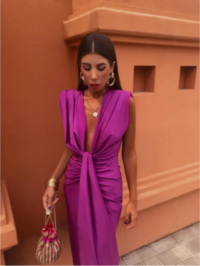 Moriah | Vestido plisado elegante