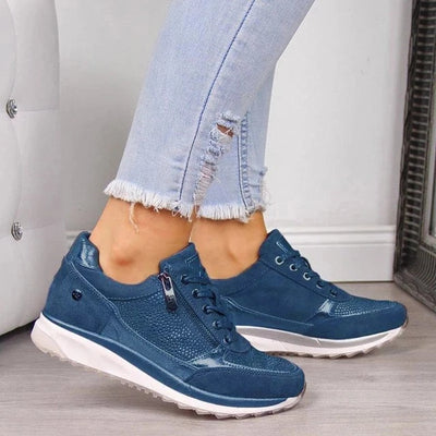 BIRGITTA | Zapatillas ortopédicas con cremallera