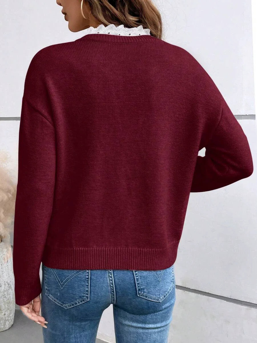 Maria | Blusa con cuello francés