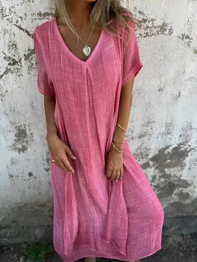 Nelly | Vestido cómodo con escote en V
