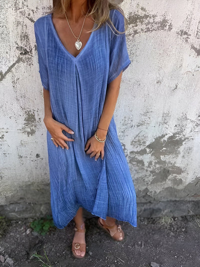Nelly | Vestido cómodo con escote en V