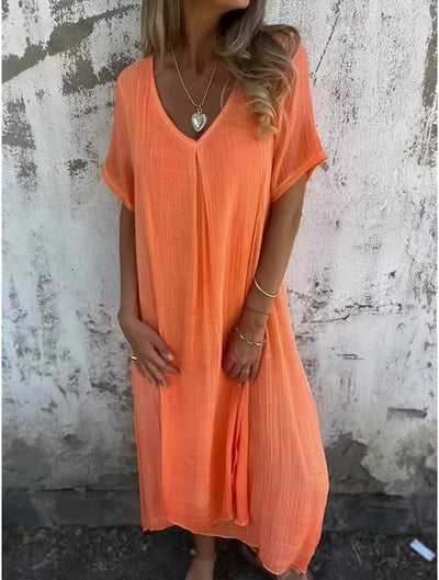Nelly | Vestido cómodo con escote en V