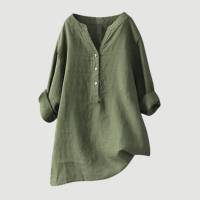 Freja | Camisa de lino ligera y cómoda con botones