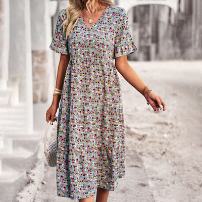 Carol | Vestido midi floral de verano