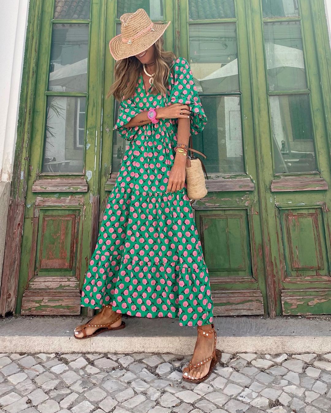 Fleur |Vestido maxi bohemio