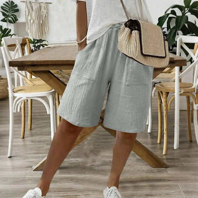 Karina | Shorts de verano en lino y algodón