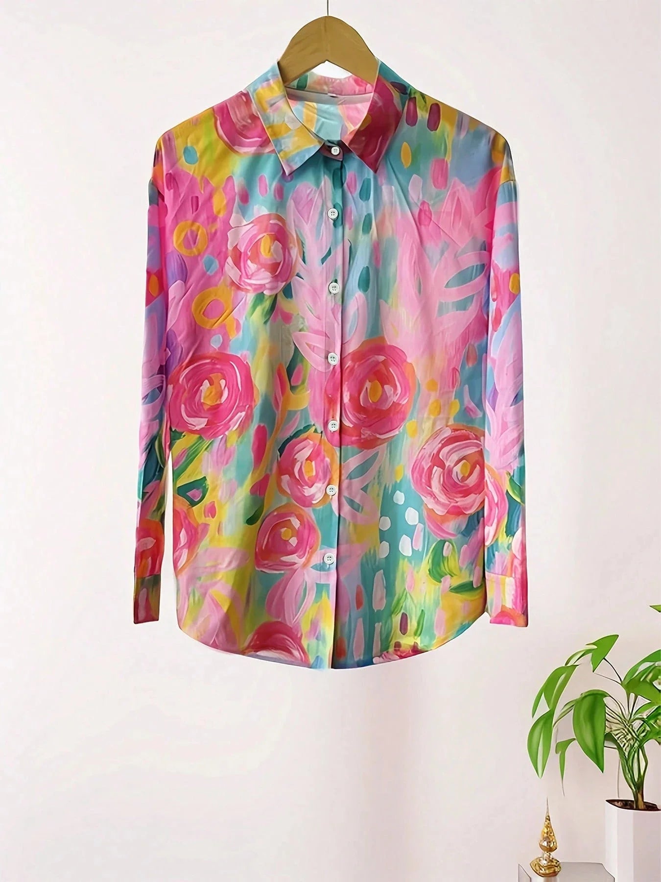 Annika | Blusa colorida con estampado alegre