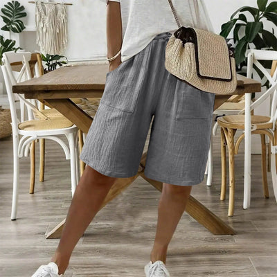 Karina | Shorts de verano en lino y algodón