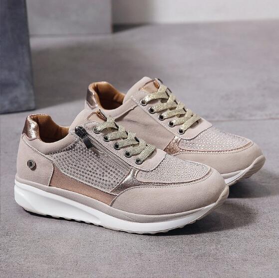 BIRGITTA | Zapatillas ortopédicas con cremallera