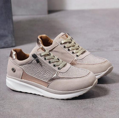 BIRGITTA | Zapatillas ortopédicas con cremallera