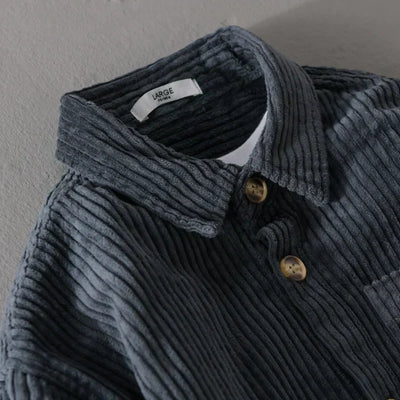 Benedicte | Camisa elegante de pana de canalé