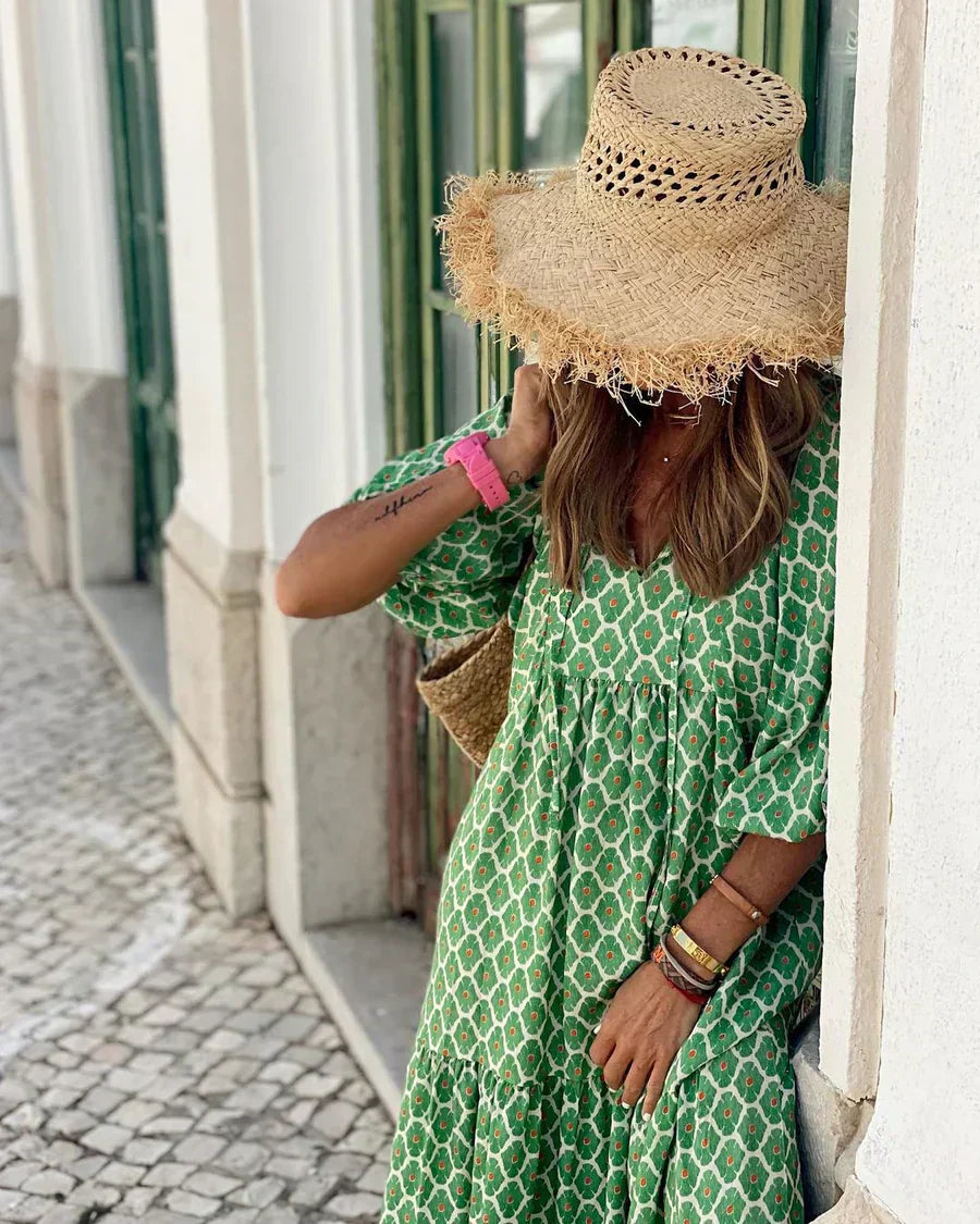 Fleur |Vestido maxi bohemio