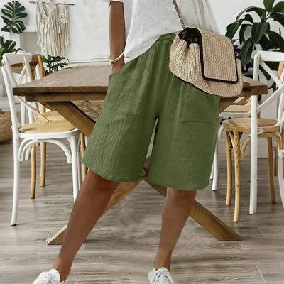 Karina | Shorts de verano en lino y algodón