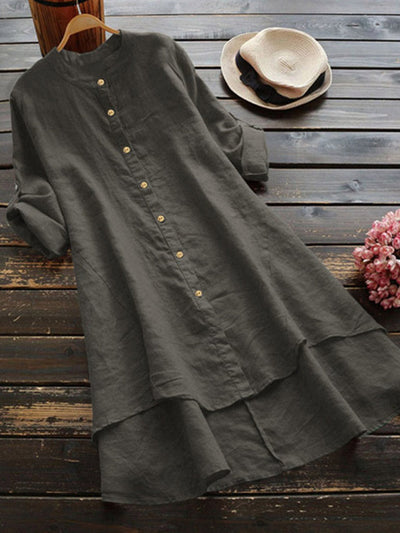 Chona | Vestido camisero suelto