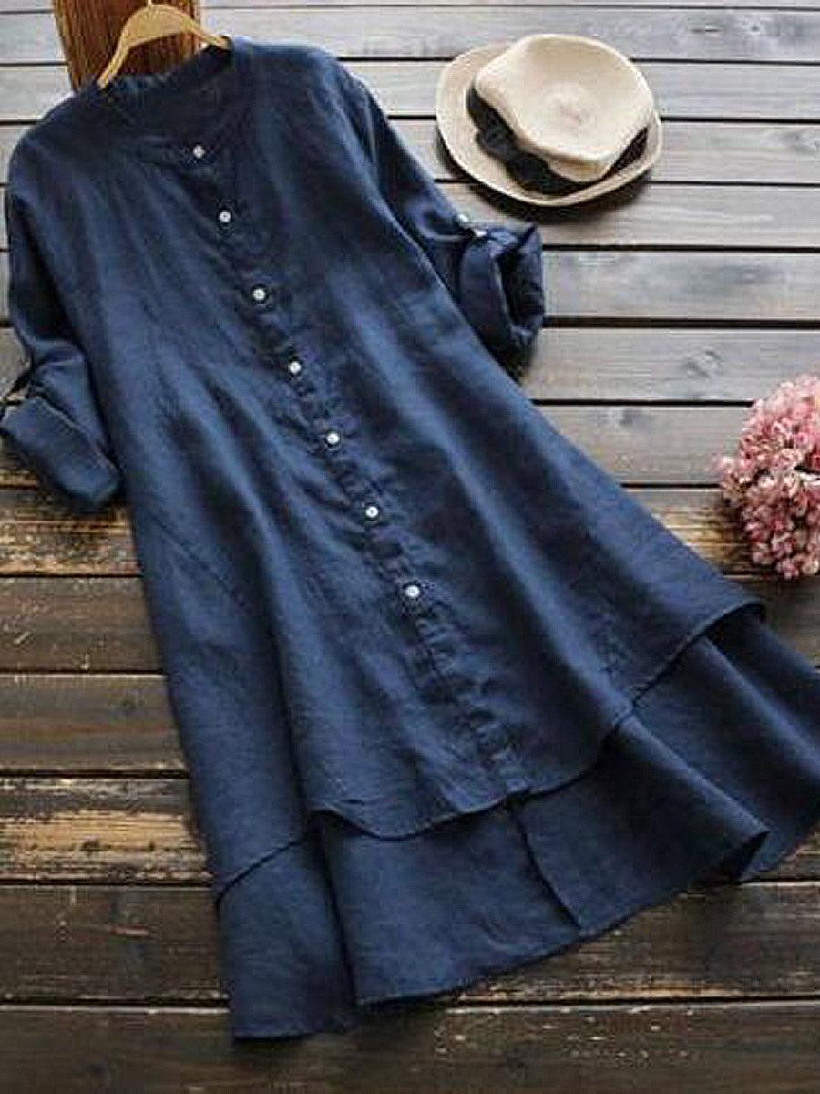 Chona | Vestido camisero suelto