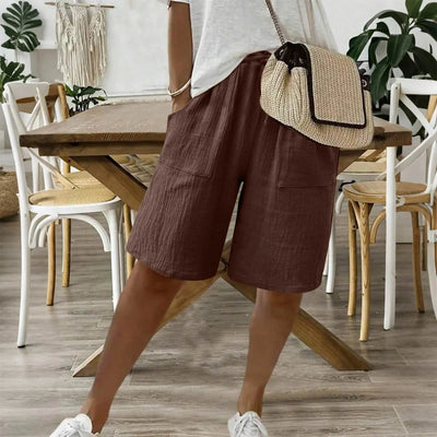 Karina | Shorts de verano en lino y algodón