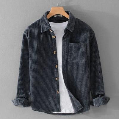 Benedicte | Camisa elegante de pana de canalé