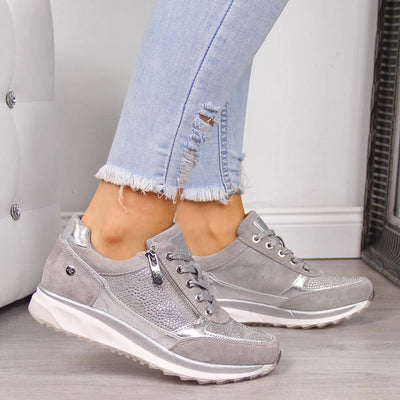 BIRGITTA | Zapatillas ortopédicas con cremallera