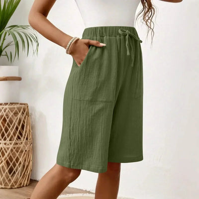 Karina | Shorts de verano en lino y algodón