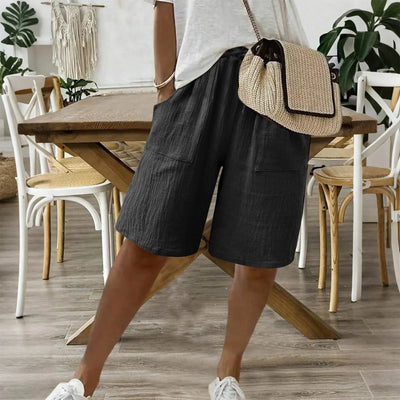 Karina | Shorts de verano en lino y algodón