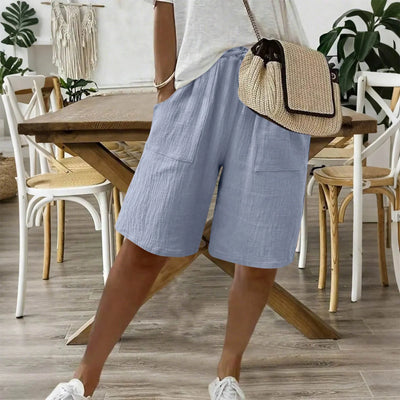 Karina | Shorts de verano en lino y algodón