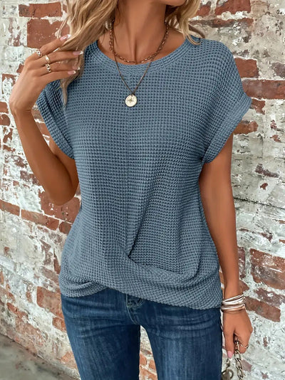 Ellis | Blusa elegante con cuello redondo