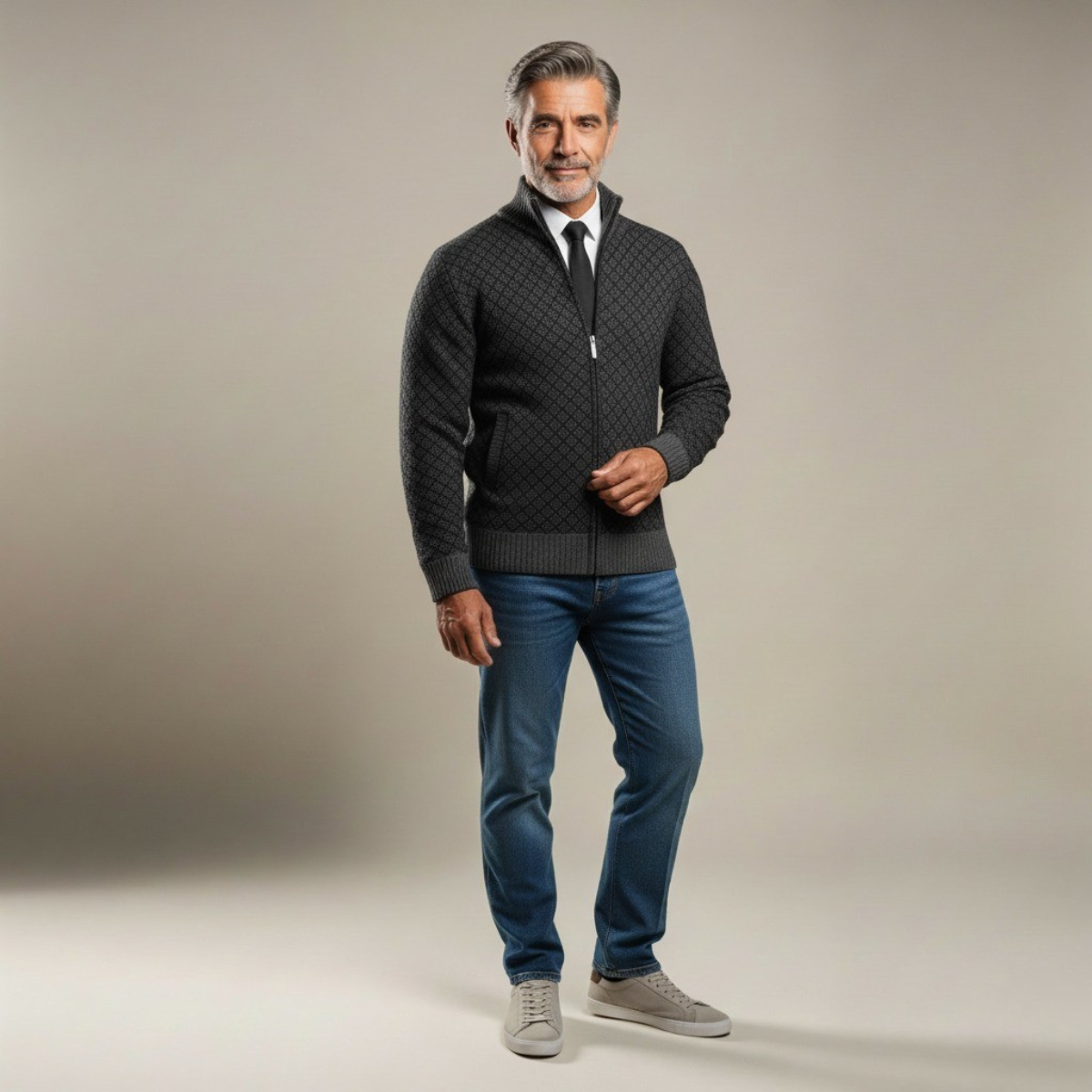 Javier | Chaleco premium de hombre en material suave