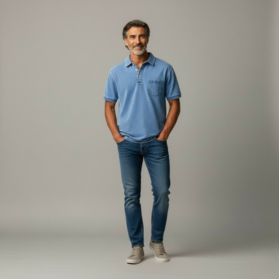 Alejandro | Polo vintage casual de hombre