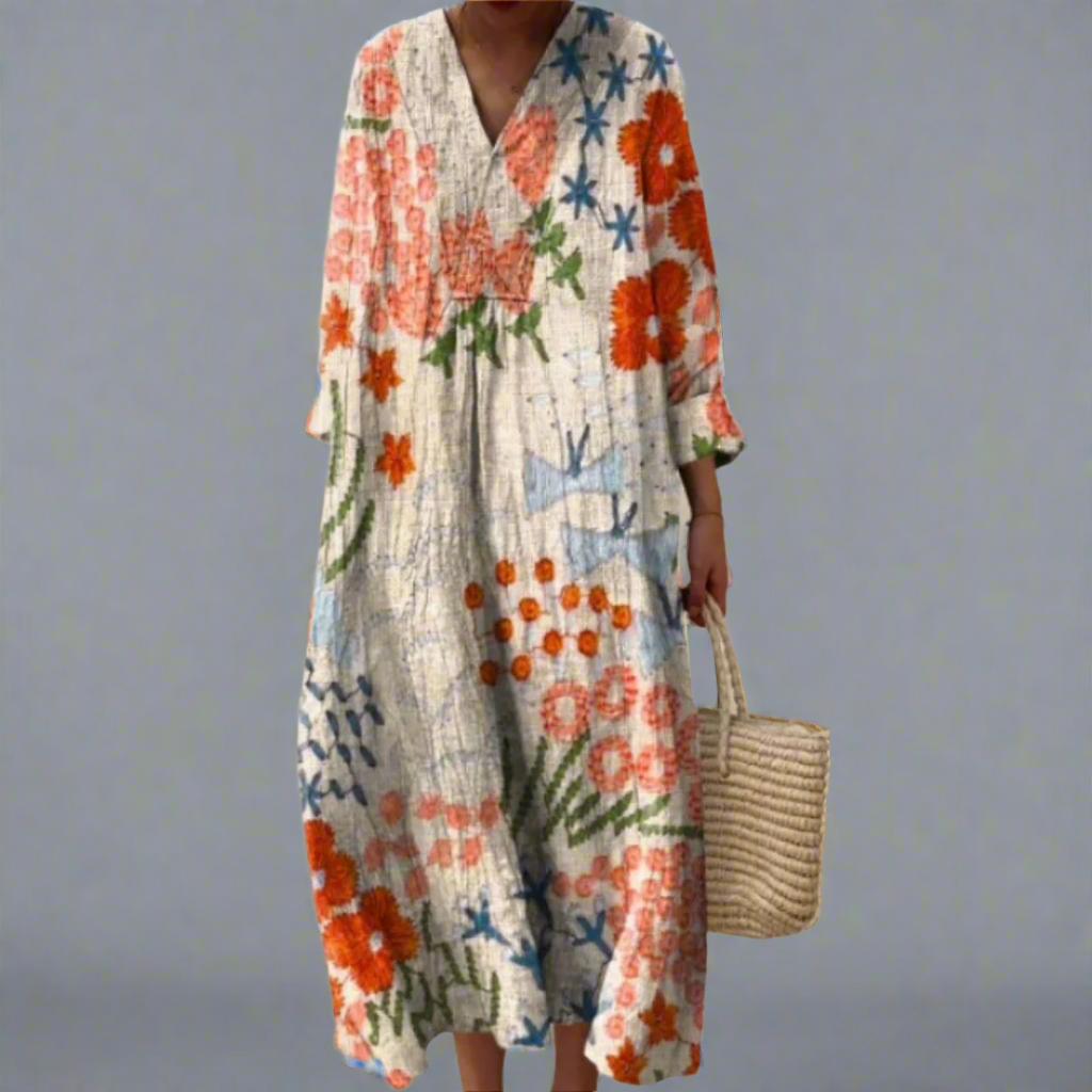Kate | Vestido geométrico elegante
