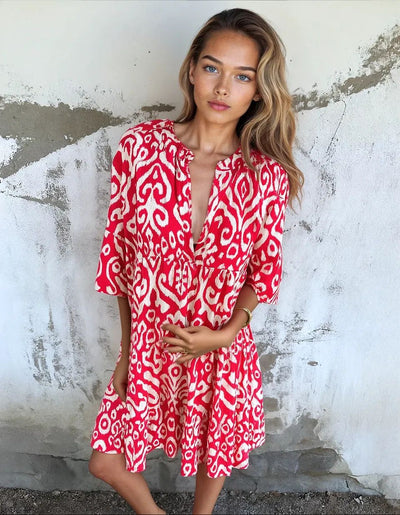 Shaffer | Vestido elegante con escote en V