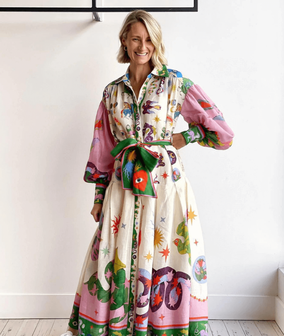 Dorthe | Elegante vestido maxi italiano