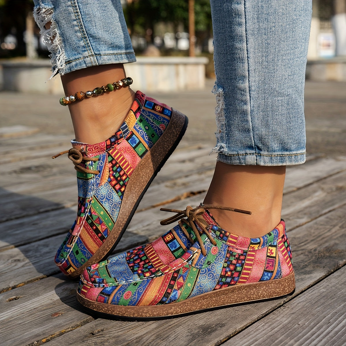 Lenoir | Zapatos retro de colores para mujer