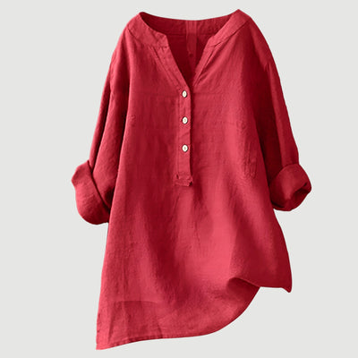 Freja | Camisa de lino ligera y cómoda con botones