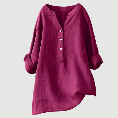 Freja | Camisa de lino ligera y cómoda con botones