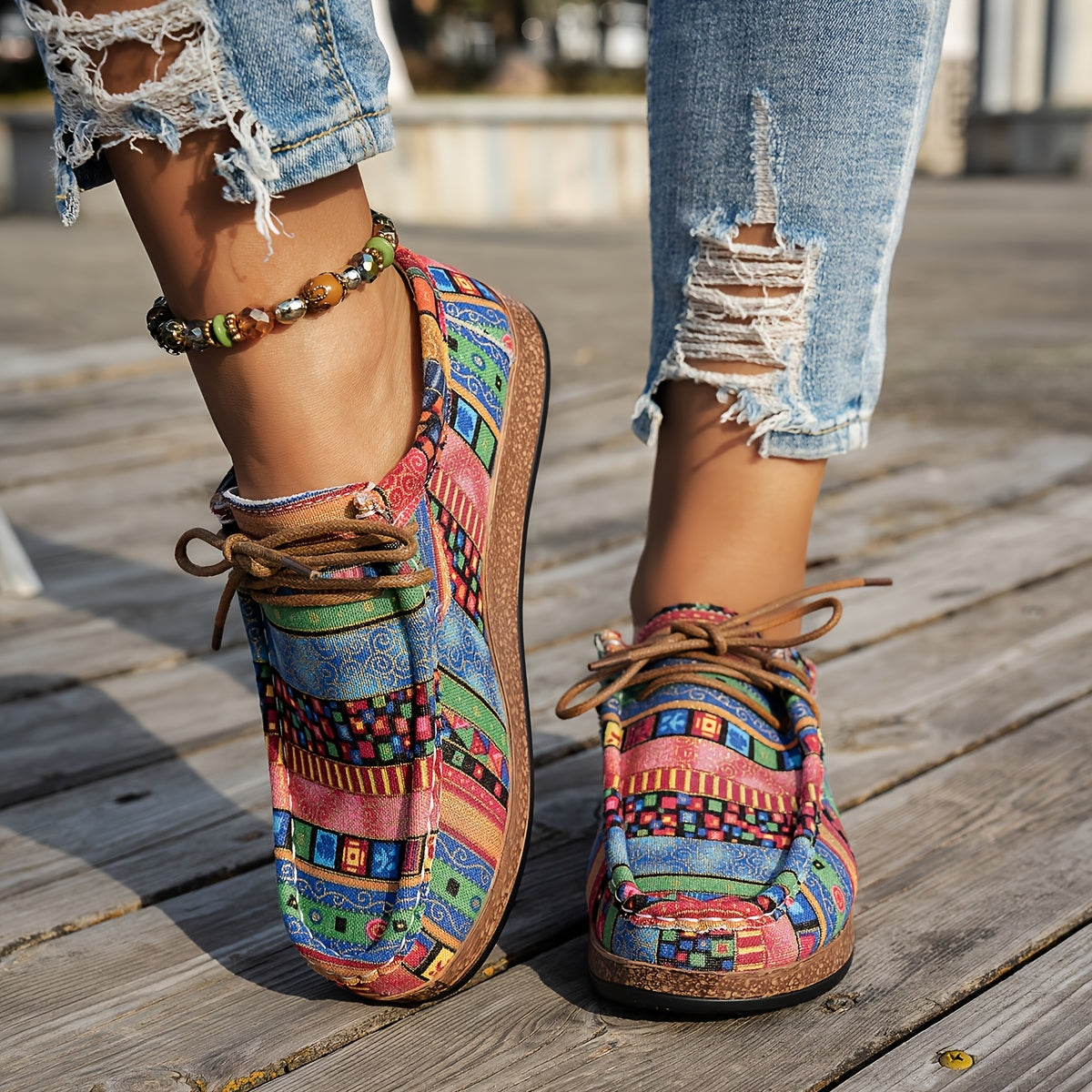 Lenoir | Zapatos retro de colores para mujer